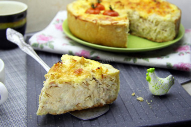 quiche z kurczakiem