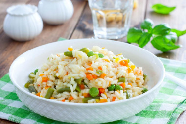 risotto z warzywami