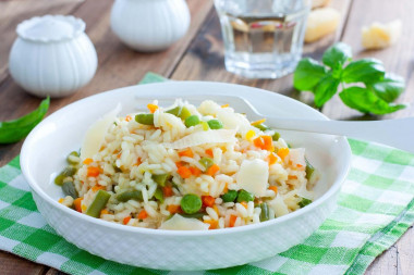 risotto z warzywami