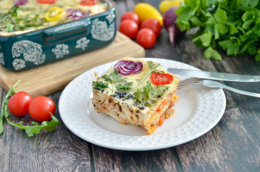 lasagne pita z mielonym mięsem w piekarniku