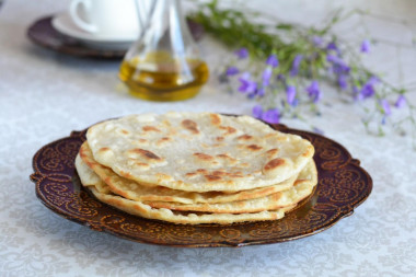 Tortilla bez nadzienia na patelni