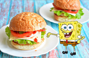 krabsburger od SpongeBoba