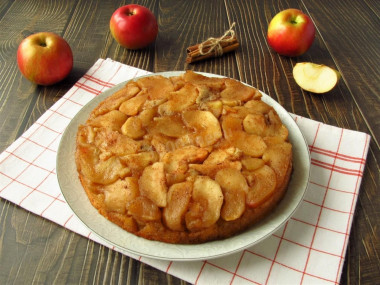 ciasto z jabłkiem na mleku