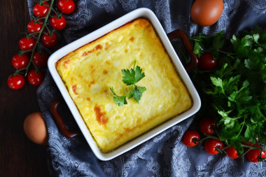 omlet w piekarniku z mlekiem bujny jak w przedszkolu