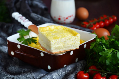 omlet w piekarniku z mlekiem bujny jak w przedszkolu