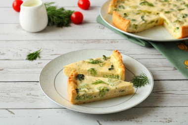 quiche z brokułami