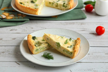 quiche z brokułami