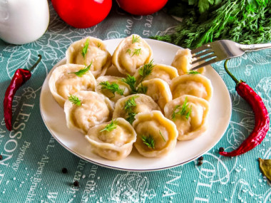 pierogi z mielonym kurczakiem domowe