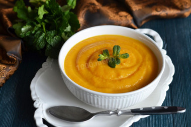 zupa marchewkowa puree chudy wegetariański