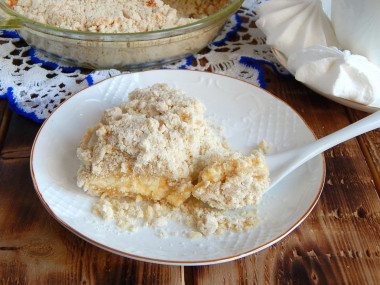 sernik po królewsku z kremowym nadzieniem twarogowym