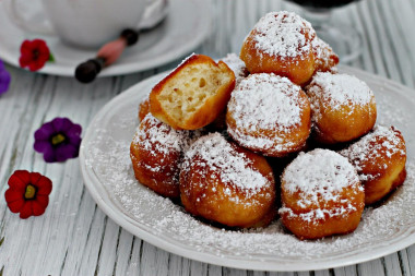 pączki twarogowe na maśle