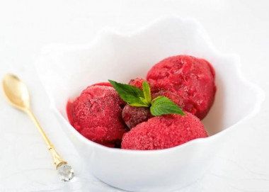 Sorbet malinowy