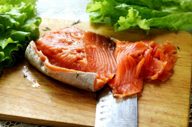 Gravlax z łososia