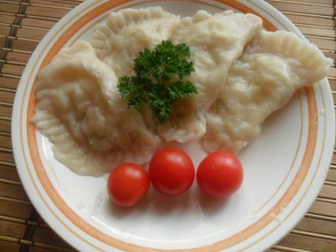 pierogi z surowymi ziemniakami chude