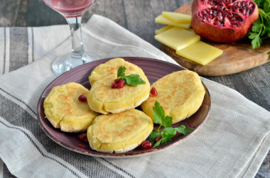 mchadi z mąki kukurydzianej tortilla po gruzińsku