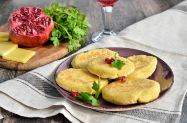 mchadi z mąki kukurydzianej tortilla po gruzińsku