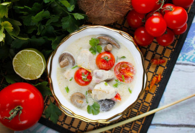 Tom Kha zupa