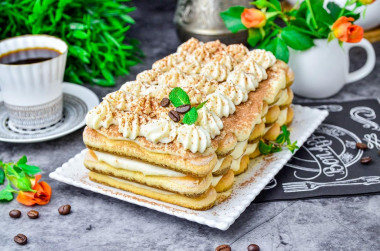 ciasto tiramisu z herbatników z mascarpone Classic