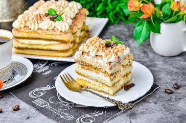 ciasto tiramisu z herbatników z mascarpone Classic