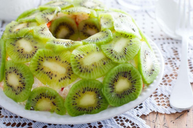 sałatka malachitowa z kiwi