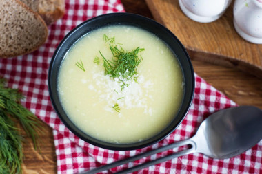 zupa krem z cukinii bez śmietany z ziemniakami