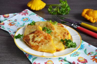 pierogi smażone z czosnkiem